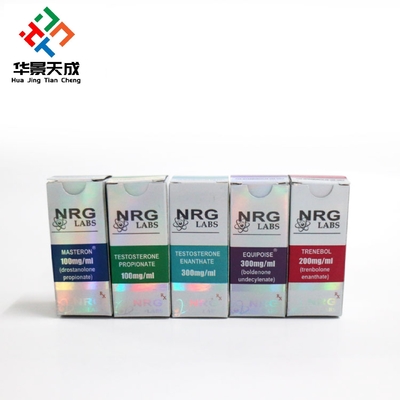 Cajas de vial de 10 ml de solución personalizada para un embalaje farmacéutico eficaz