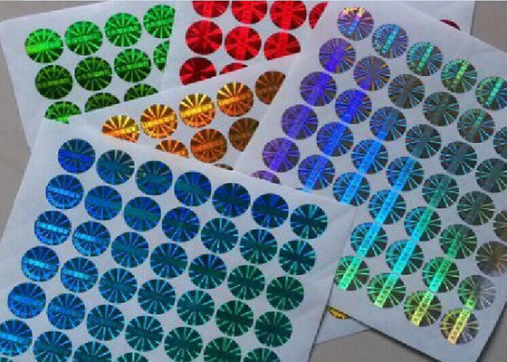 Etiquetas olográficas personalizadas 3D a prueba de manipulaciones para el empaquetado de la caja de la etiqueta del vial