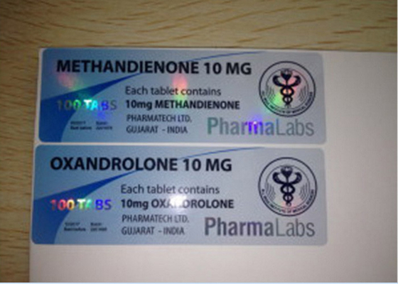 Impresión adhesiva del material CMYK del laser de las etiquetas autoadhesivas de la medicación de la farmacia