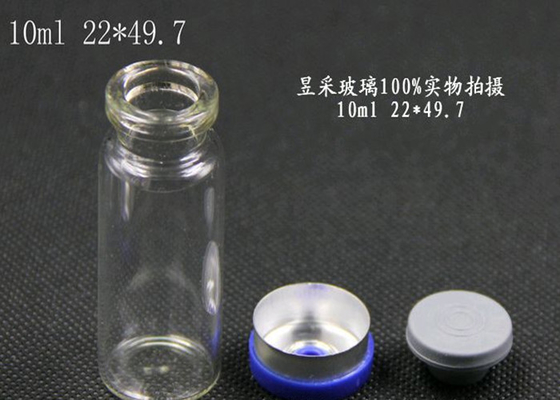 Frascos de cristal tubulares transparentes/pequeñas botellas de cristal para el frasco líquido