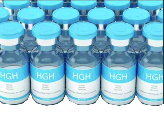 Etiquetas del frasco del frasco de la hormona de crecimiento del HG, etiquetas autoadhesivas de la medicación con el PVC blanco
