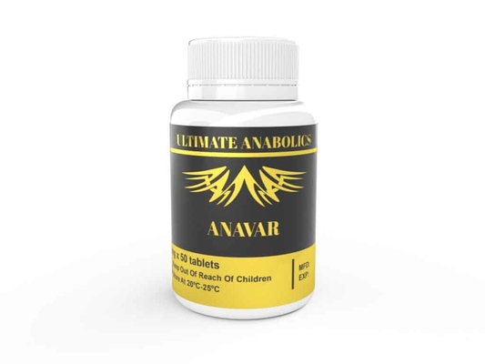 Etiquetas impermeables del frasco de Anavar Oxandrolone de las etiquetas autoadhesivas de la medicación del Pvc