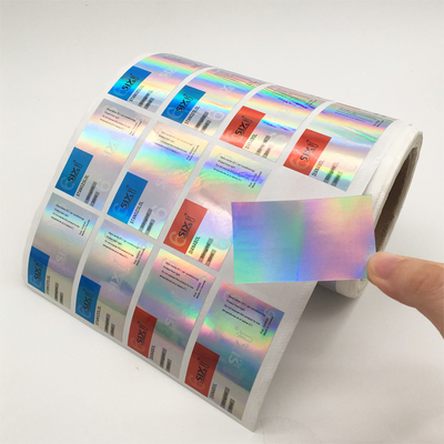 Etiquetas autoadhesivas de cristal de la medicación del holograma del frasco 10ml