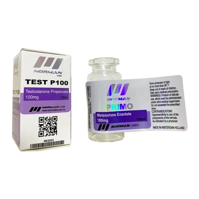10ml olográfico cortado con tintas prenda impermeable Vial Labels esteroide