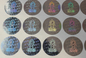 Etiqueta de seguridad cuadrada de impresión de pegatinas holográficas personalizadas para mayor protección