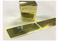 Hermoso diseño auto-adhesivo de papel de las etiquetas del color oro con la impresión de CMYK