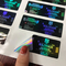 Etiquetas holográficas de vial de 10 ml 60x30 mm para botella de vial