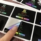 Etiquetas de viales de viales de vidrio con láser de holograma de color PMS