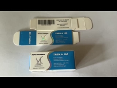 Etiquetas de vial de vidrio adhesivos permanentes de espesor 2,5 mil para recipientes de vidrio