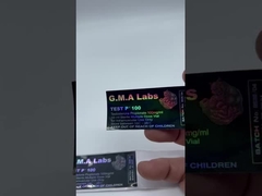 Etiquetas de aceite adhesivo para inyección de vitamina B12 para botellas de vidrio de 10 ml