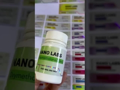 Etiquetas del vial de vidrio