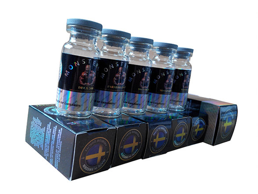 Etiquetas y cajas farmacéuticas del holograma del frasco 10ml del laboratorio modificadas para requisitos particulares