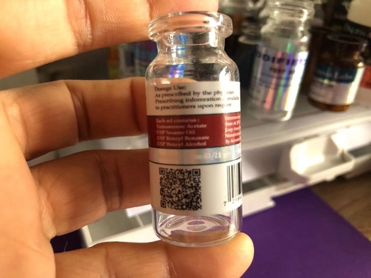 Etiquetas de vial de esteroides adhesivo holográfico de 10 ml para pastillas de medicamentos Pedido mínimo 100 pcs Envío aéreo requerido