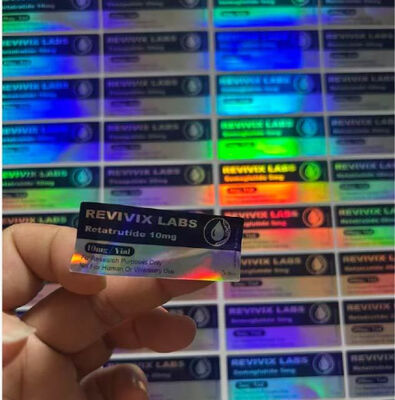 Retatrutida 10 mg logotipo personalizado y diseño de las etiquetas de los viales de 3 ml