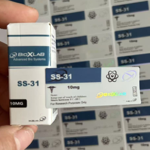 SS-31 Vial de péptidos de 10 mg Etiquetas y cajas que contienen un vial