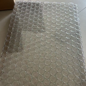 Vial de vidrio transparente de 10 ml con tapa y tapones