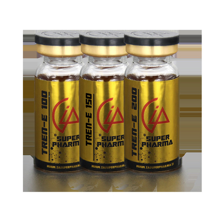 Etiquetas de botella de vial de PET de color dorado para producto de enantato de tren