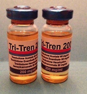 El frasco personalizado impermeable etiqueta las etiquetas brillantes del Pvc para Tri-Tren 200 Mg/Ml
