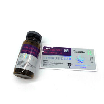Etiquetas adhesivas adhesivas para frascos holográficos farmacéuticos de 10 ml