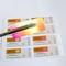 Vidrio de Vial Labels Customized Design For 10ml del ANIMAL DOMÉSTICO del laser del holograma