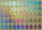 Etiqueta engomada del holograma de la seguridad del color del arco iris, etiquetas engomadas de encargo de las etiquetas del vinilo