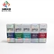 Cajas de embalaje de medicamentos personalizados en forma de rectángulo con logotipo láser conveniente estampado