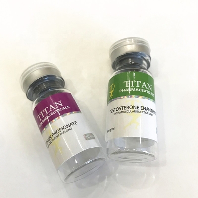 RX Etiquetas del vial de 10 ml para prueba de esteroides de dosis múltiples para inyección en laboratorio E