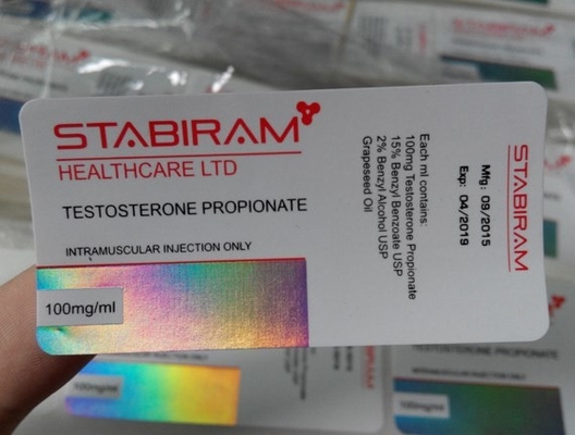 Etiquetas de laboratorio fabricante de frascos de vidrio para el propionato de testosterona etiquetas de botellas de 10 ml