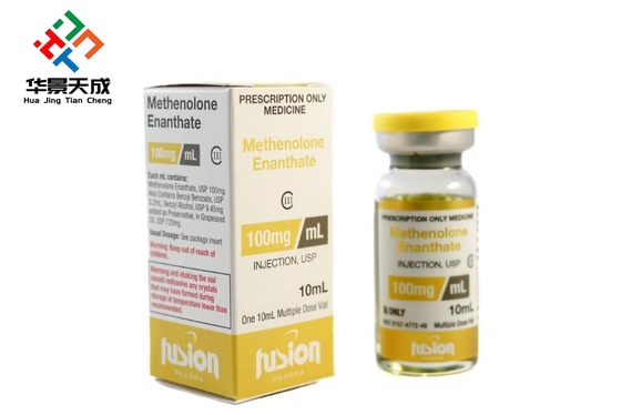 Fusion Pharma Etiqueta holográfica del vial de 10 ml con diferentes nombres y colores del producto