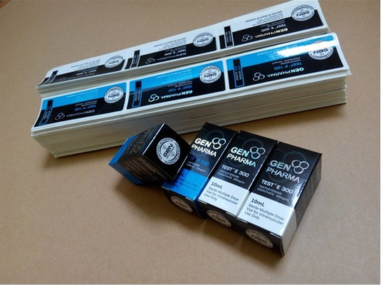 Las etiquetas de los frascos de 10 ml son impermeables.