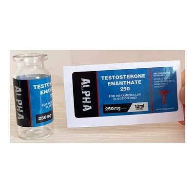 Deca 250 mg Farmacéutico para inyección Medicamento Vial de vidrio Etiquetas 25x60mm Material de holograma láser