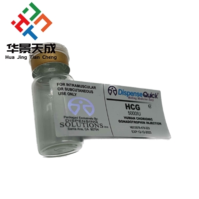 PVC 2 ml Botella de péptidos Etiquetas de semaglutida Bpc 157 Adhesivo a prueba de agua