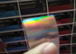 El vial de cristal Euro GenRX impermeable brillante etiqueta las etiquetas autoadhesivas de la medicación del holograma