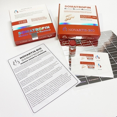 Adhesivo para la etiqueta del frasco de péptidos de farmacia 10 UI 2 ml para HG H acabado brillante