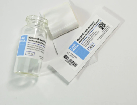 Etiquetas de vial de 10 ml con dosis múltiples Impresión UV para recipientes de vidrio Nan Drolone Decanoate