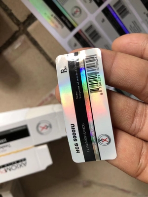 2 ml 3 ml de polvo seco etiquetas de la botella de péptidos para BPC15 7 Brillante barnizado cuadrado afilado de cualquier forma