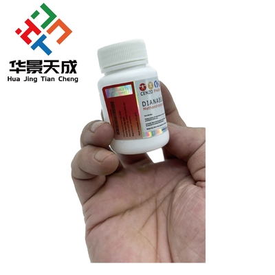 Methandrostendlone 10 mg 100 tabletas Holograma etiquetas personalizadas de las botellas de píldoras