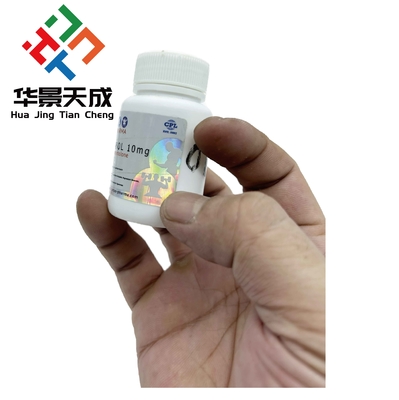 Methandrostendlone 10 mg 100 tabletas Holograma etiquetas personalizadas de las botellas de píldoras