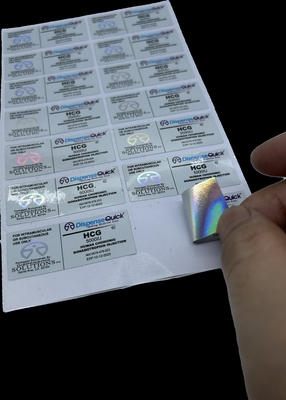 Hcg 50000 Iu Holograma Etiquetas de botellas pequeñas de medicamentos