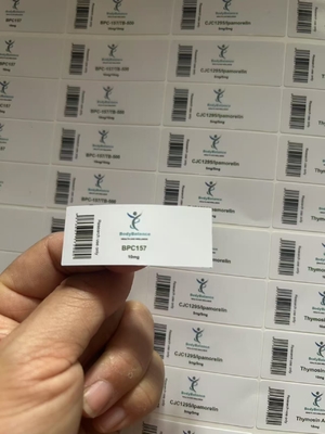 Adhesivo para péptidos de timosina alfa-1 2 ml Etiquetas de botellas autoadhesivas para péptidos