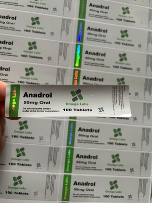 Tabletas de SARMs RAD-140 Orales 50mg, botellas de plástico, etiquetas