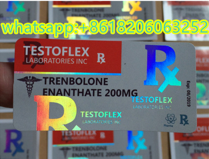 Androl Test 250 Etiquetas impermeables de PVC para los viales de vidrio de 10 ml