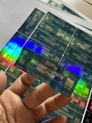 Etiquetas de viales de vidrio farmacéuticos para solución de reconstitución, viales de 10 ml