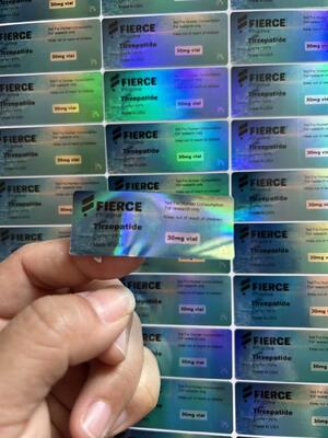 BPC 157 Etiquetas del vial de 5 mg de péptidos