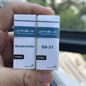 SS-31 Vial de péptidos de 10 mg Etiquetas y cajas que contienen un vial
