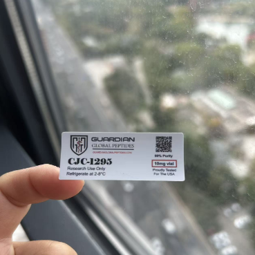 TB500 Etiquetas de vial de péptidos impermeables de PVC