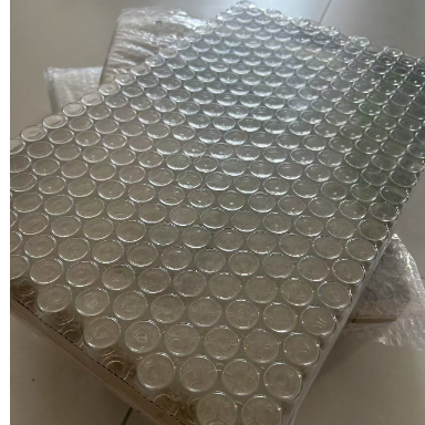 Vial de vidrio ecológico impermeable de 3 ml de tamaño personalizable para almacenamiento de péptidos en polvo seco