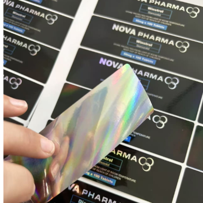 Anavar 20mg  laser materail PET plastic bottles labels