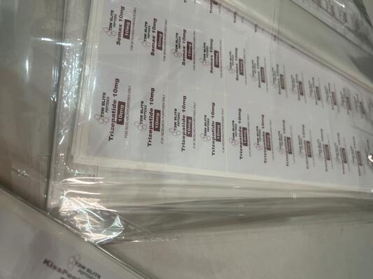 5-Amino-1mq 5mg 5x2cm Pvc Labels Stickers