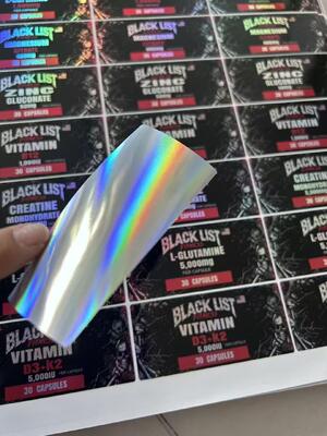 L-GLUTANIKE 5000mg 30 cápsulas etiquetas de botella de plástico